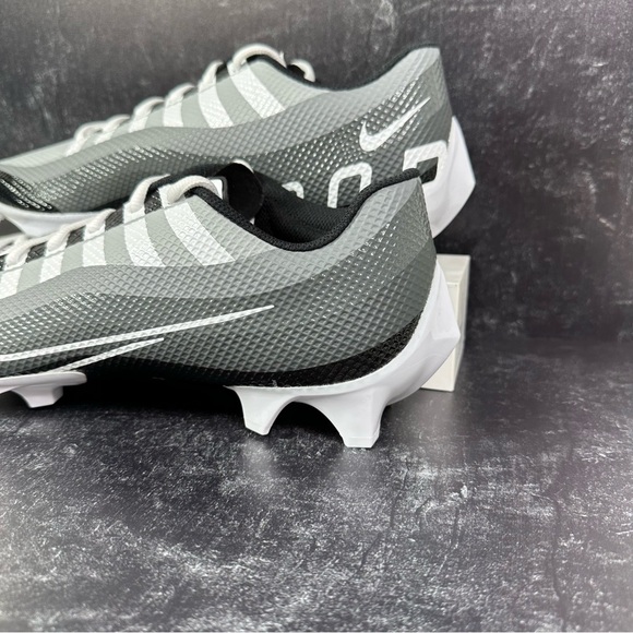 NIKE VAPOR EDGE SPEED 360 BLACK DARK SMOKE GREY MENS FOOTBALL CLEATS SIZE 14 NEW - Picture 9 of 10